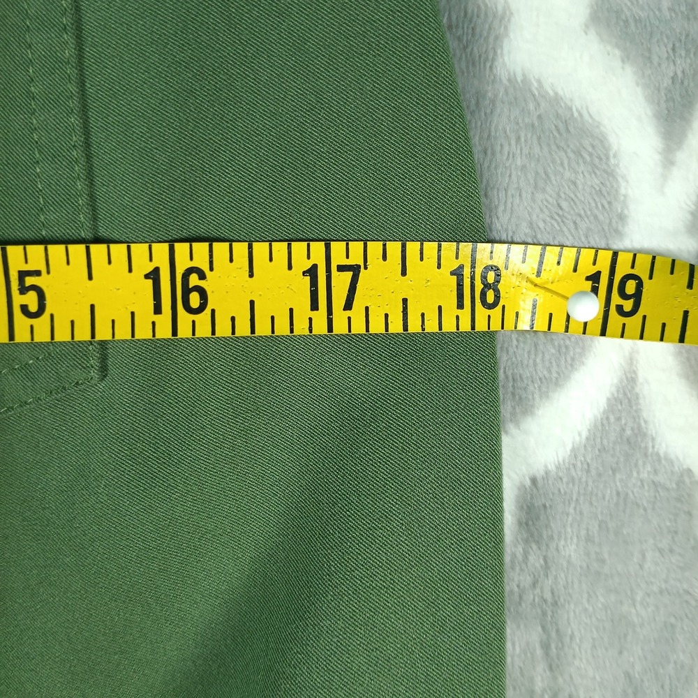 FIGS Zamora Jogger Scrub Pants Women XS Green Olive Cuffed Cargo Stretch - Picture 8 of 11
